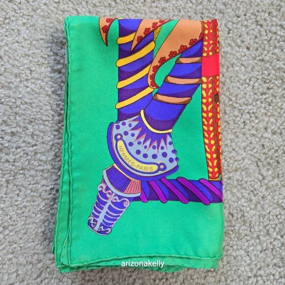 Hermès Silk Scarf Etendards et Bannières by Annie Faivre Green - Picture 14 of 14